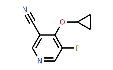 CAS 1243406-33-8 | 4-Cyclopropoxy-5-fluoronicotinonitrile