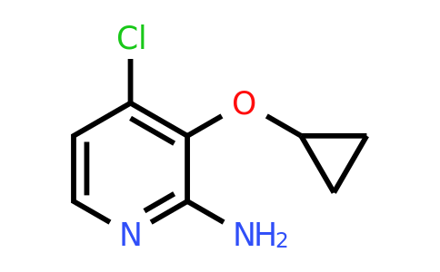 CAS 1243406-35-0 | 4-Chloro-3-cyclopropoxypyridin-2-amine
