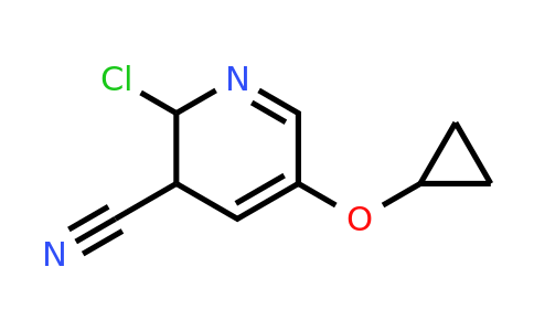 CAS 1243406-43-0 | 2-Chloro-5-cyclopropoxy-2,3-dihydropyridine-3-carbonitrile