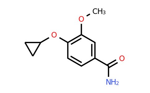 CAS 1243406-49-6 | 4-Cyclopropoxy-3-methoxybenzamide