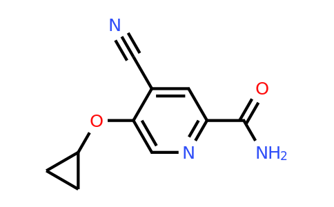 CAS 1243406-54-3 | 4-Cyano-5-cyclopropoxypicolinamide