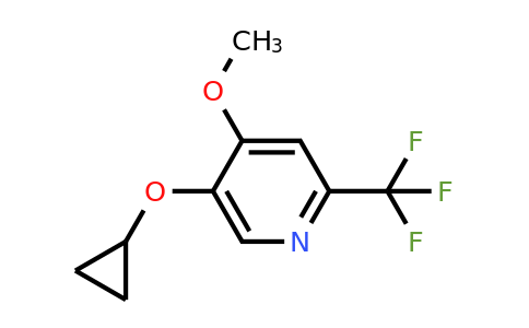 CAS 1243406-59-8 | 5-Cyclopropoxy-4-methoxy-2-(trifluoromethyl)pyridine
