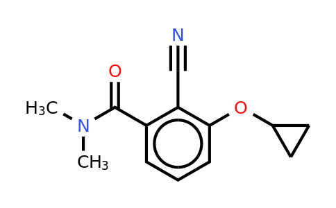 CAS 1243406-64-5 | 2-Cyano-3-cyclopropoxy-N,n-dimethylbenzamide