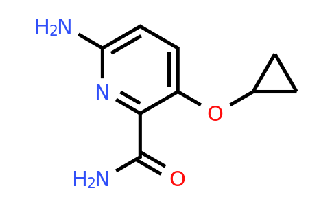 CAS 1243406-65-6 | 6-Amino-3-cyclopropoxypicolinamide