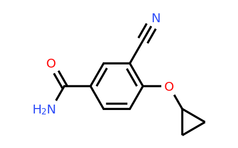 CAS 1243406-66-7 | 3-Cyano-4-cyclopropoxybenzamide