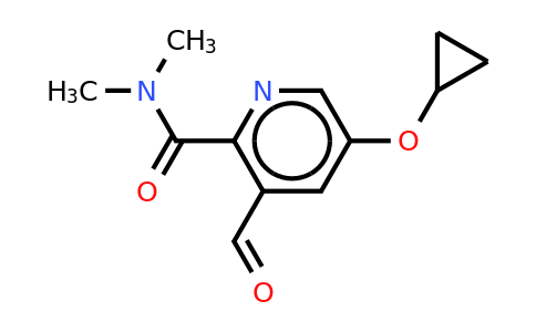 CAS 1243406-68-9 | 5-Cyclopropoxy-3-formyl-N,n-dimethylpicolinamide