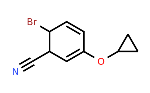 CAS 1243406-69-0 | 6-Bromo-3-cyclopropoxycyclohexa-2,4-dienecarbonitrile