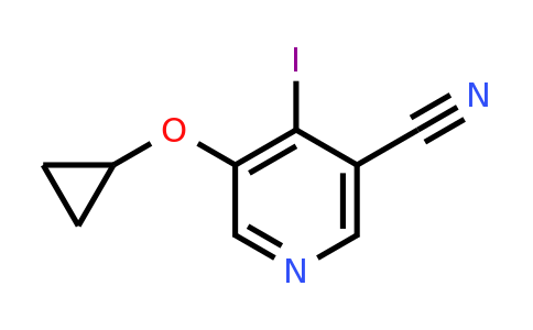 CAS 1243406-72-5 | 5-Cyclopropoxy-4-iodonicotinonitrile