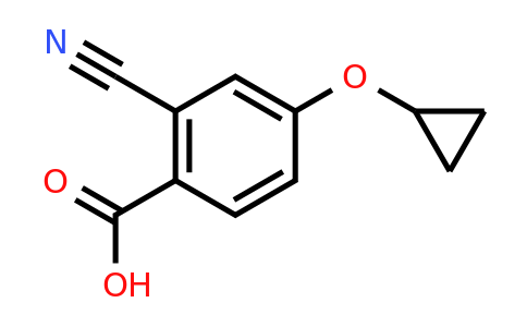 CAS 1243406-74-7 | 2-Cyano-4-cyclopropoxybenzoic acid