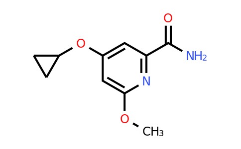 CAS 1243406-76-9 | 4-Cyclopropoxy-6-methoxypicolinamide
