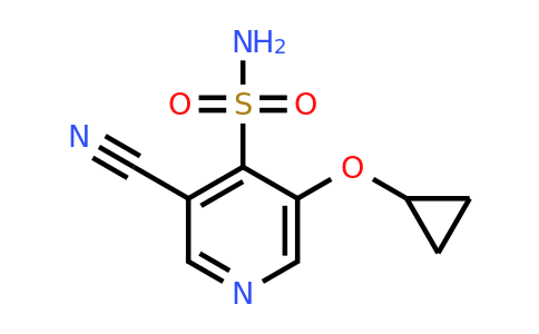 CAS 1243406-78-1 | 3-Cyano-5-cyclopropoxypyridine-4-sulfonamide