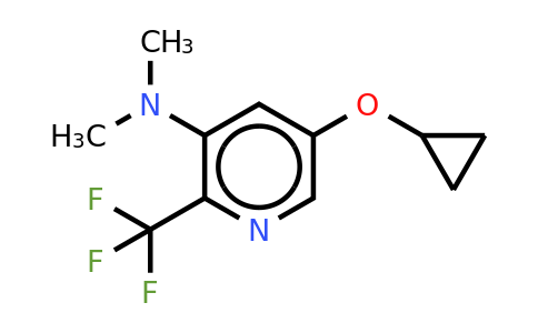 CAS 1243406-87-2 | 5-Cyclopropoxy-N,n-dimethyl-2-(trifluoromethyl)pyridin-3-amine