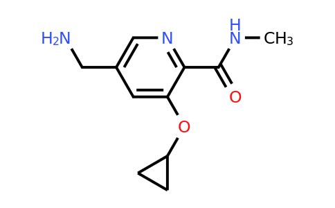 CAS 1243406-90-7 | 5-(Aminomethyl)-3-cyclopropoxy-N-methylpicolinamide