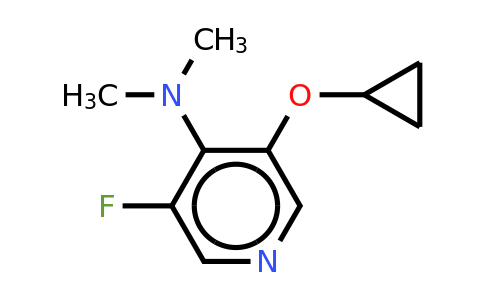 CAS 1243406-92-9 | 3-Cyclopropoxy-5-fluoro-N,n-dimethylpyridin-4-amine