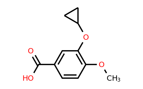 CAS 1243406-99-6 | 3-Cyclopropoxy-4-methoxybenzoic acid
