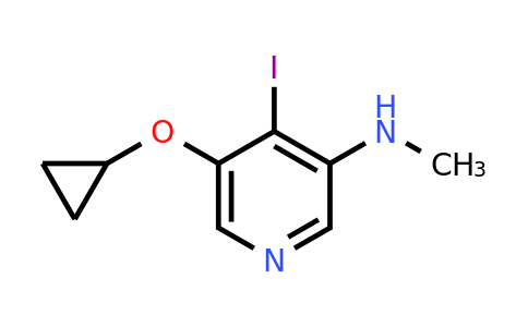 CAS 1243407-02-4 | 5-Cyclopropoxy-4-iodo-N-methylpyridin-3-amine