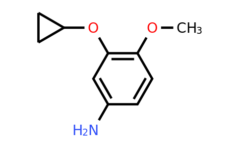 CAS 1243407-05-7 | 3-Cyclopropoxy-4-methoxyaniline