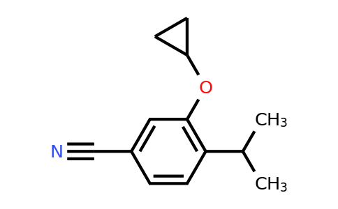 CAS 1243407-07-9 | 3-Cyclopropoxy-4-isopropylbenzonitrile