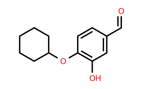 CAS 1243407-08-0 | 4-(Cyclohexyloxy)-3-hydroxybenzaldehyde