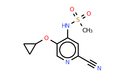 CAS 1243407-09-1 | N-(2-cyano-5-cyclopropoxypyridin-4-YL)methanesulfonamide