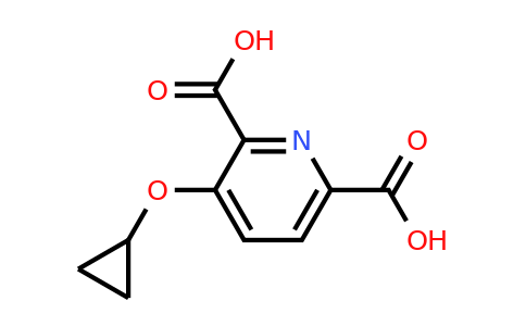 CAS 1243407-14-8 | 3-Cyclopropoxypyridine-2,6-dicarboxylic acid