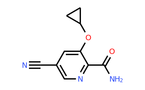 CAS 1243407-17-1 | 5-Cyano-3-cyclopropoxypicolinamide