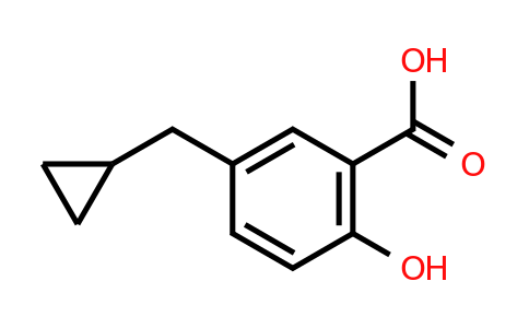 CAS 1243407-18-2 | 5-(Cyclopropylmethyl)-2-hydroxybenzoic acid