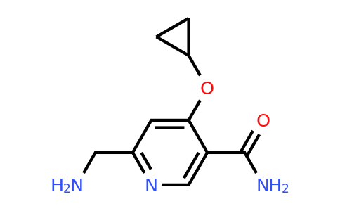 CAS 1243407-20-6 | 6-(Aminomethyl)-4-cyclopropoxynicotinamide