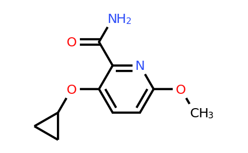 CAS 1243407-22-8 | 3-Cyclopropoxy-6-methoxypicolinamide