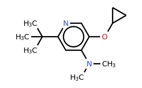 CAS 1243407-23-9 | 2-Tert-butyl-5-cyclopropoxy-N,n-dimethylpyridin-4-amine