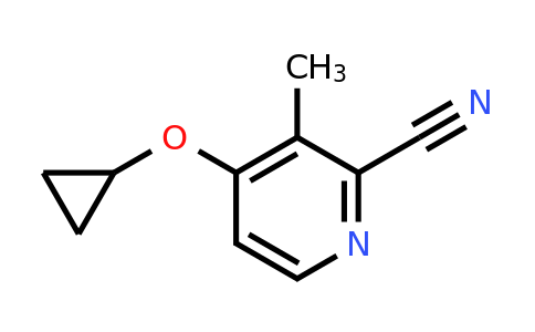 CAS 1243407-24-0 | 4-Cyclopropoxy-3-methylpicolinonitrile