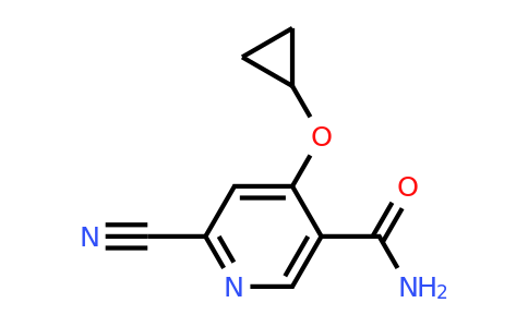 CAS 1243407-25-1 | 6-Cyano-4-cyclopropoxynicotinamide