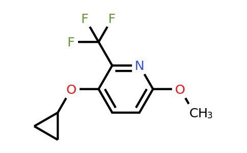 CAS 1243407-32-0 | 3-Cyclopropoxy-6-methoxy-2-(trifluoromethyl)pyridine