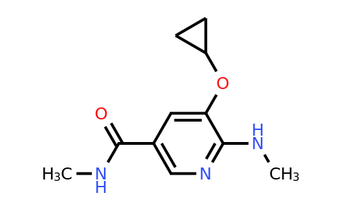 CAS 1243407-33-1 | 5-Cyclopropoxy-N-methyl-6-(methylamino)nicotinamide