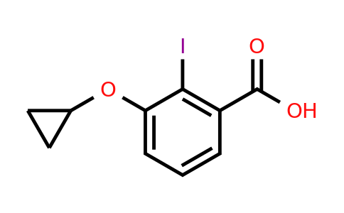 CAS 1243407-34-2 | 3-Cyclopropoxy-2-iodobenzoic acid