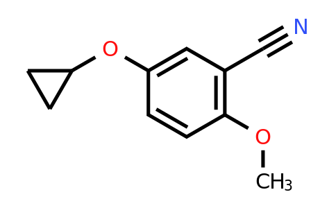 CAS 1243407-41-1 | 5-Cyclopropoxy-2-methoxybenzonitrile
