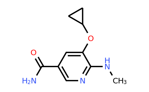 CAS 1243407-50-2 | 5-Cyclopropoxy-6-(methylamino)nicotinamide