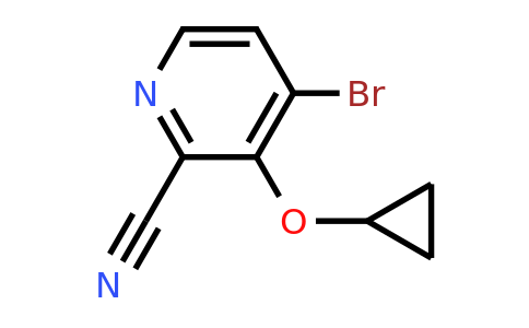 CAS 1243407-52-4 | 4-Bromo-3-cyclopropoxypicolinonitrile
