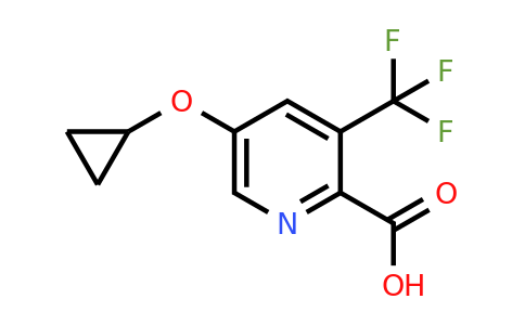 CAS 1243407-58-0 | 5-Cyclopropoxy-3-(trifluoromethyl)picolinic acid
