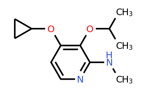 CAS 1243407-60-4 | 4-Cyclopropoxy-3-isopropoxy-N-methylpyridin-2-amine