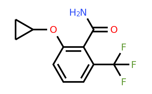 CAS 1243407-61-5 | 2-Cyclopropoxy-6-(trifluoromethyl)benzamide