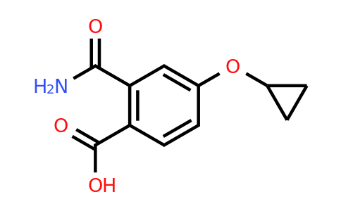CAS 1243407-68-2 | 2-Carbamoyl-4-cyclopropoxybenzoic acid
