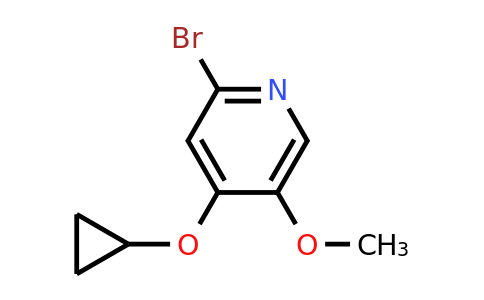 CAS 1243407-69-3 | 2-Bromo-4-cyclopropoxy-5-methoxypyridine