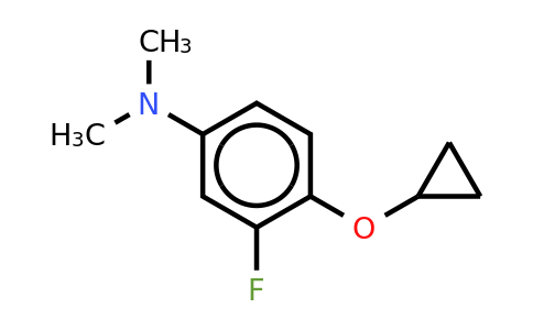 CAS 1243407-72-8 | 4-Cyclopropoxy-3-fluoro-N,n-dimethylaniline