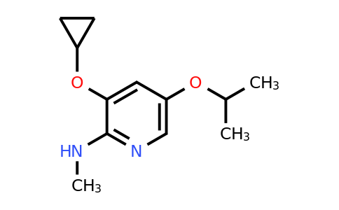 CAS 1243407-73-9 | 3-Cyclopropoxy-5-isopropoxy-N-methylpyridin-2-amine