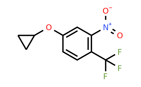 CAS 1243407-75-1 | 4-Cyclopropoxy-2-nitro-1-(trifluoromethyl)benzene