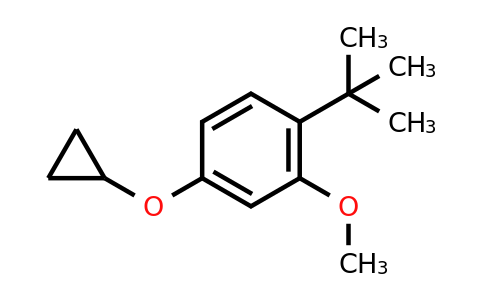 CAS 1243407-79-5 | 1-Tert-butyl-4-cyclopropoxy-2-methoxybenzene
