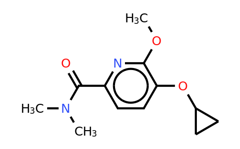 CAS 1243407-82-0 | 5-Cyclopropoxy-6-methoxy-N,n-dimethylpicolinamide