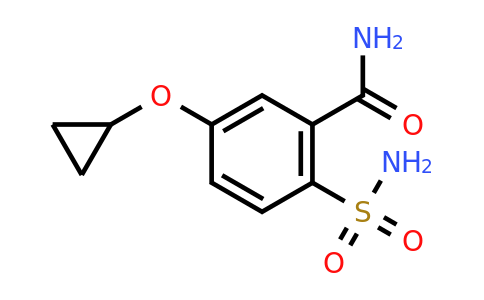 CAS 1243407-83-1 | 5-Cyclopropoxy-2-sulfamoylbenzamide