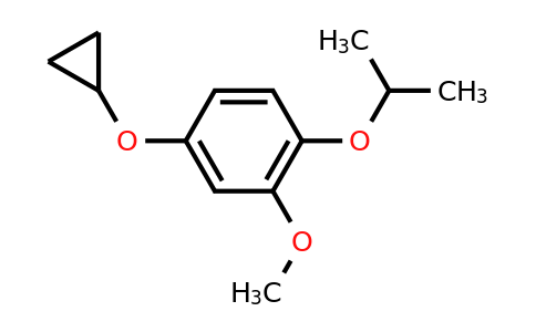 CAS 1243407-86-4 | 4-Cyclopropoxy-1-isopropoxy-2-methoxybenzene